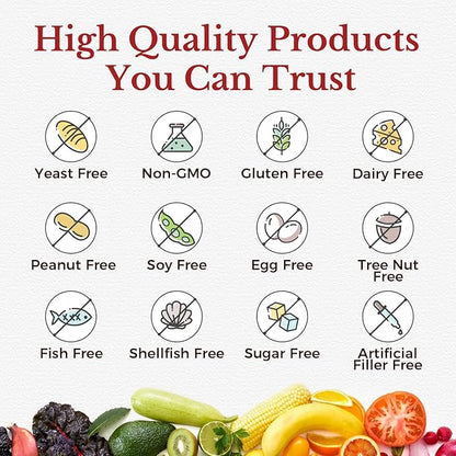 Vitalitown Magnesium Complex, 240 Capsules, Magnesium Glycinate, Malate, Taurate & Citrate, Chelated Forms, High Absorption, Bone, Heart, Muscle, Sleep & Digestion