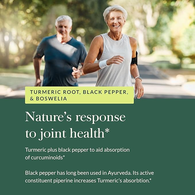 Gaia Herbs Turmeric Supreme Joint Health - Joint Support Supplement - with Quercetin,Black Pepper,Boswellia,Ginger Root,Curcuminoids,&More-120 Liquid Phyto-Capsules(30-Day Supply)