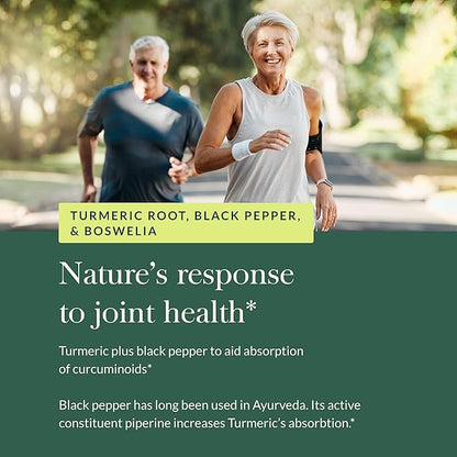 Gaia Herbs Turmeric Supreme Joint Health - Joint Support Supplement - with Quercetin,Black Pepper,Boswellia,Ginger Root,Curcuminoids,&More-120 Liquid Phyto-Capsules(30-Day Supply)