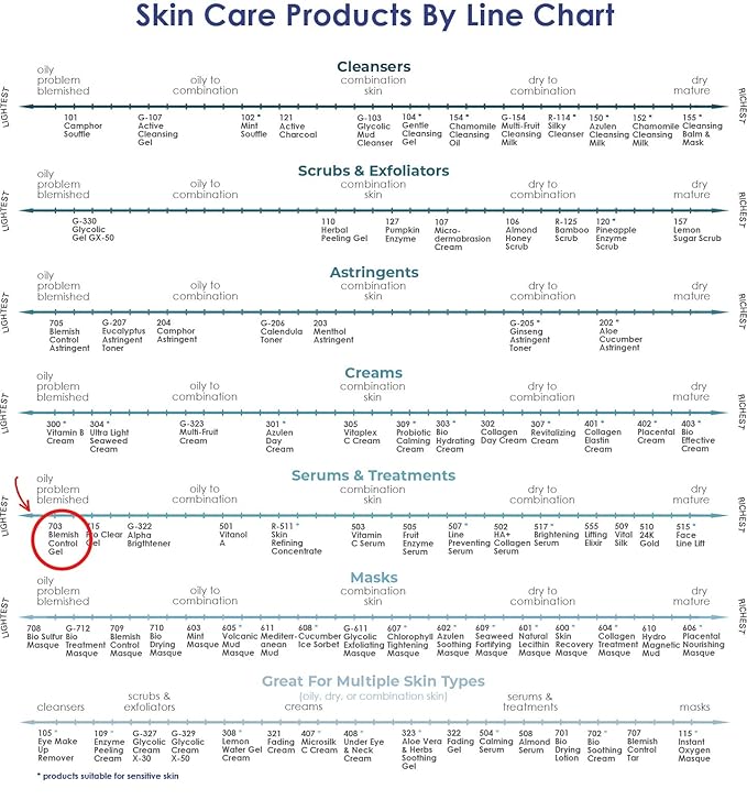Raya Blemish Control Gel (703) | Oil Controlling Facial Treatment Serum for Oily and Break-Out Prone Skin | Helps Reduce and Clear Up Blemishes