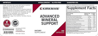 Kirkman Advanced Mineral Support - 180 Capsules