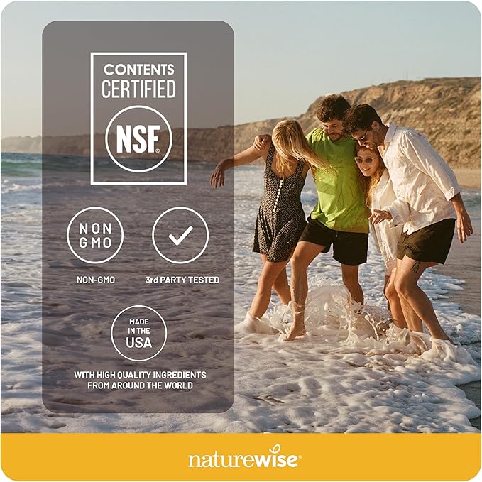 NatureWise Vitamin D3 5000iu (125 mcg) Healthy Muscle Function, and Immune Support, Non-GMO, Gluten Free in Cold-Pressed Olive Oil, Packaging Vary ( Mini Softgel), 90 Count