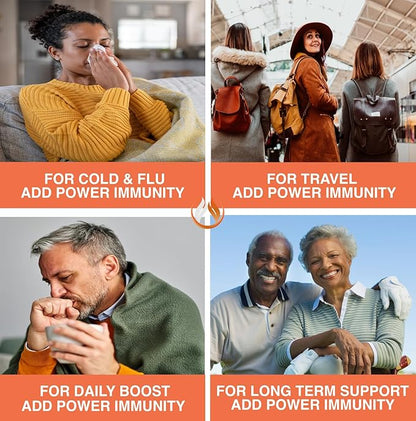 THE ENCLARE NUTRITION 10 in 1 Immune Support Booster Supplement with Echinacea, Vitamin C and Zinc, Turmeric, Ginger, B6, Elderberry for Adults Immunity Defense Vitamins, Made in USA Veg Cap 60 Ct (1)