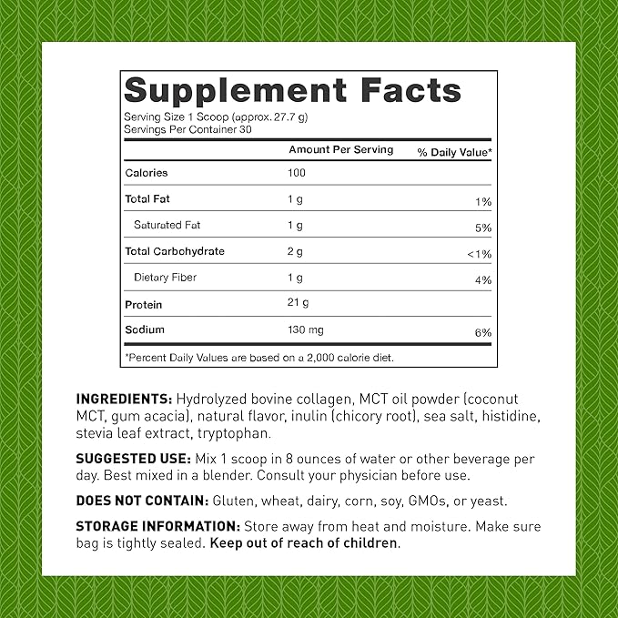 Amy Myers MD Pure Paleo Protein Powder - Clean Grass Fed Pasture Raised Protein - Hormone Free, Non-GMO, Gluten & Dairy Free - Perfect for Keto and Paleo - Salted Caramel - 29.31 oz (831 g)