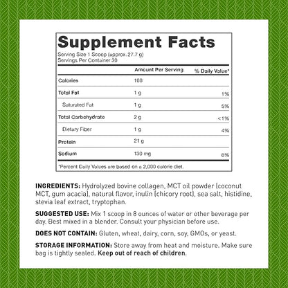 Amy Myers MD Pure Paleo Protein Powder - Clean Grass Fed Pasture Raised Protein - Hormone Free, Non-GMO, Gluten & Dairy Free - Perfect for Keto and Paleo - Salted Caramel - 29.31 oz (831 g)