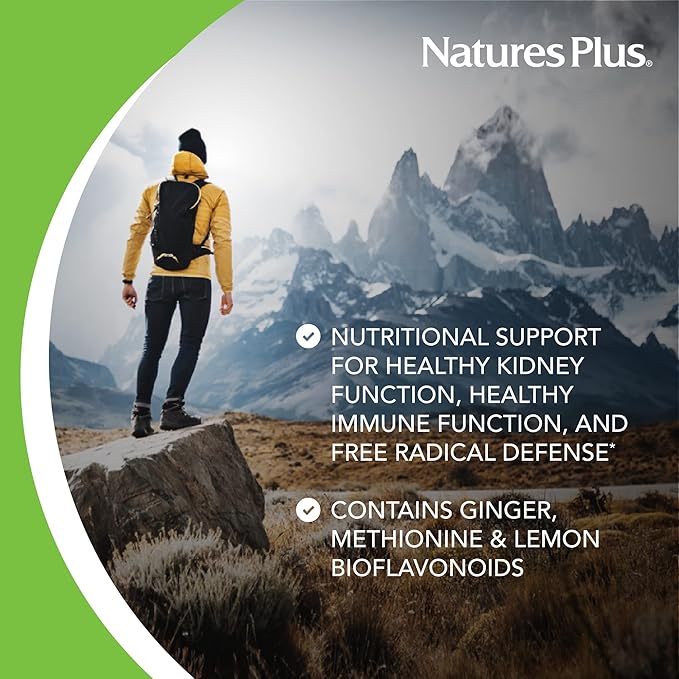 Natures Plus AgeLoss Kidney Support - 90 Tablets - with Vitamin D3 & Magnesium - Vegetarian, Gluten Free - 30 Servings