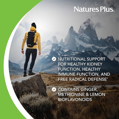 Natures Plus AgeLoss Kidney Support - 90 Tablets - with Vitamin D3 & Magnesium - Vegetarian, Gluten Free - 30 Servings