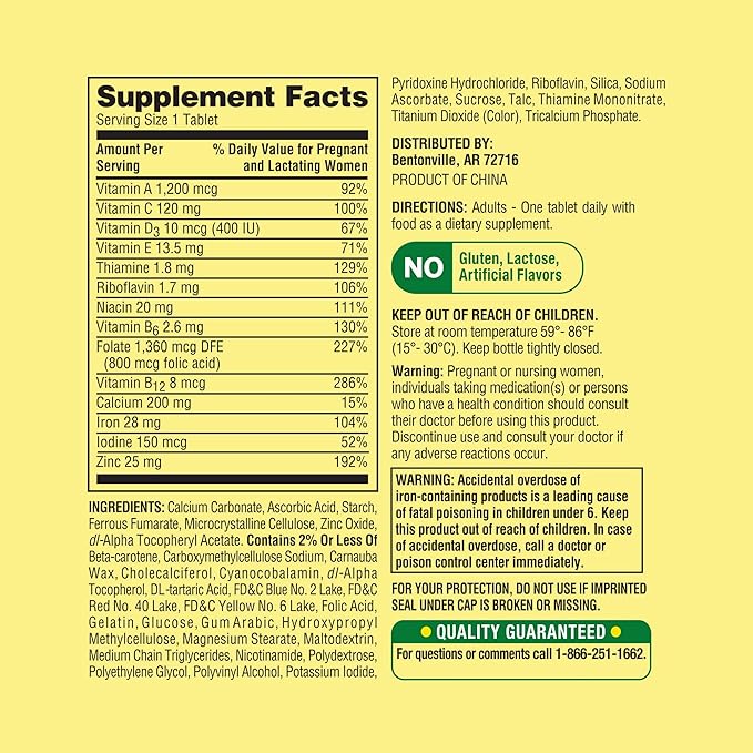 LUAL Spring Valley Prenatal Multivitamin | Prenatal Vitamins for Women | Pregnancy Must Haves Folate Supplement | 100 Tablets | Bundle 45 Diabetes Decoded