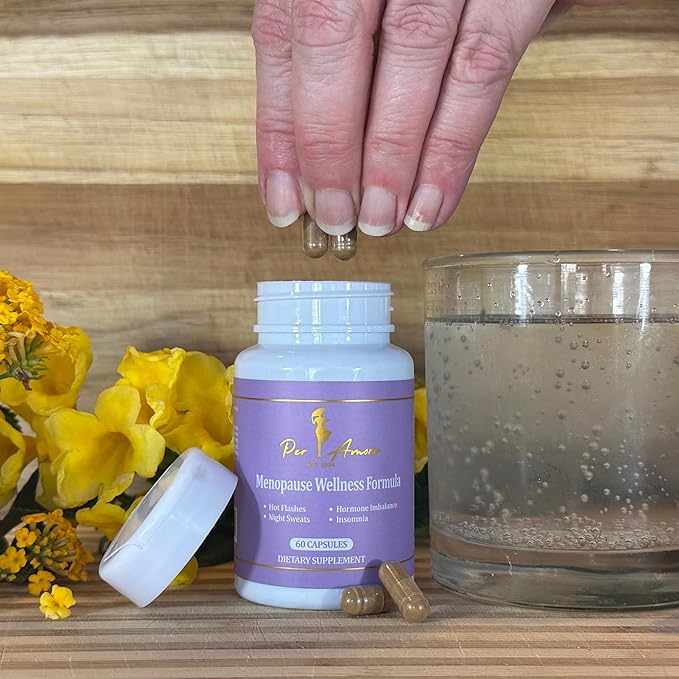 Menopause Wellness Formula: Menopause Supplements, Menopause Support, Menopause Relief, 30 Servings