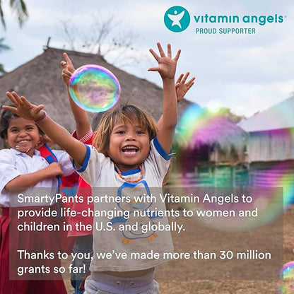 SmartyPants Prenatal Vitamins for Women, Sugar Free Multivitamin Gummies: Methylfolate, Omega 3 (ALA) Vitamin D3, C, Vitamin B12, B6, Vitamin A, K & Zinc, Erythritol Free, 60 Count (20 Day Supply)