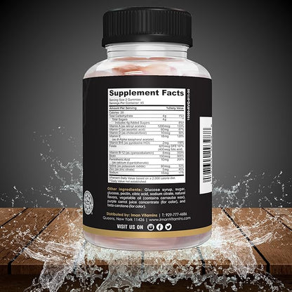 Halal Complete Complex Adult Multivitamin Gummies | Natural Immune Boost for Men & Women | Vegetarian & Non-GMO | Gluten, Gelatin, Peanut & Dairy-Free Vitamin Gummy | 90 Count