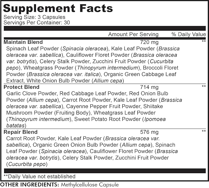 Codeage Instantfood Easy Veggies + Fast Fruits Vitamins Bundle, 30+ Daily Vegetables & Fruits Powders, Whole Food Green, Fruits Multivitamin, Fibers, Vegan Superfood Minerals Supplement - 180 Capsules