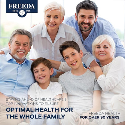 Freeda Vitamin B Complex No Folic No PABA - Super B Complex Kosher Vitamin Supplement with Vitamin B1 Vitamin B2 Vitamin B3 Vitamin B5 Vitamin B6 Vitamin B12 - Vit B Complex B for Women & Men (100 Ct)