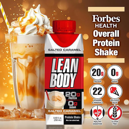 Labrada Lean Body Triple Taster Pack |On-The-Go Whey Blend Protein Shake, Zero Sugar, Gluten Free, Enriched with 22 Vitamins & Minerals 8.45Fl Oz (Pack of 3)