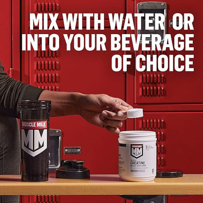 Muscle Milk Pro Series Creatine Powder Supplement, Unflavored, 1.1 Pound, 100 Servings, 5g Creatine Monohydrate, NSF Certified for Sport, Packaging May Vary