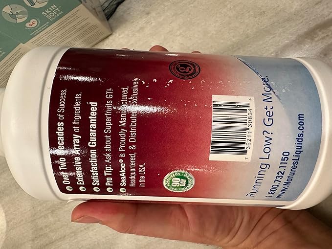 Nature's Liquids Aloe Vera Juice Oceanic Elixir - Proprietary Botanical Blend for Thyroid, Digestion and Immune Support, 32oz (Pack of 2)