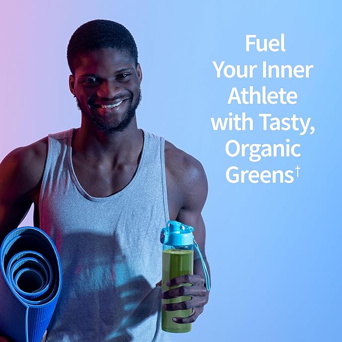 Garden of Life Sport Nutrition Greens and Superfoods Powder for Women and Men - Unflavored, Organic Blend - Spirulina, Fruit, Vitamins, Pre & Probiotics, Mushrooms, Athletic Supplements, 30 Servings