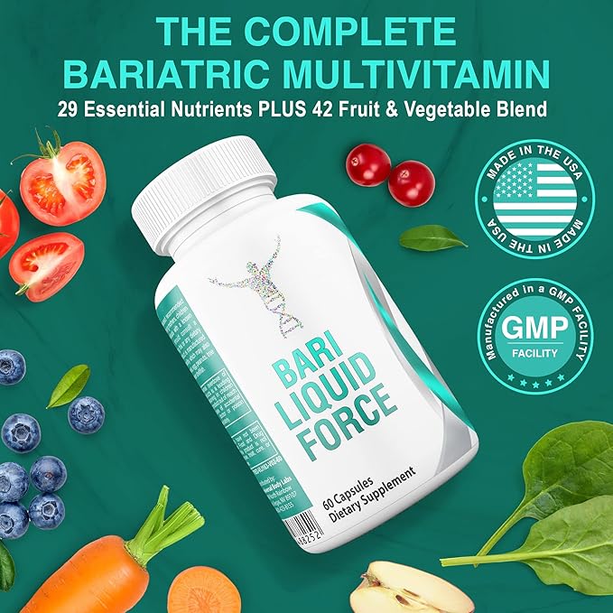 Post Bariatric Multivitamin - 3 Pack of Bariatric Liquid Force Multivitamin