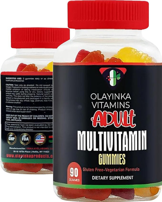 Multivitamin for Women & Men – High Potency, Vegetarian Immune Support Supplement with Vitamin D, Vitamin C, Iodine & Zinc – Multivitamin Gummies for Adults, 90 Count