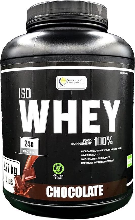 IsoWhey Protein Powder 5lbs (2.27kg), Ultra Filtered whey Protein to Maintain and Increase Lean Muscle Mass in a Strong Lean Body