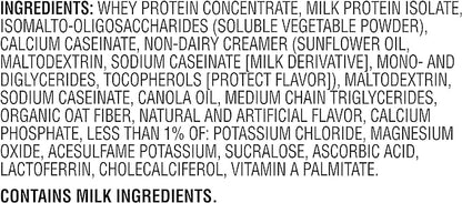 Muscle Milk Genuine Protein Powder, Vanilla Crème, 1.93 Pounds, 12 Servings, 32g Protein, 2g Sugar, Calcium, Vitamins A, C & D, NSF Certified for Sport, Energizing Snack, Packaging May Vary