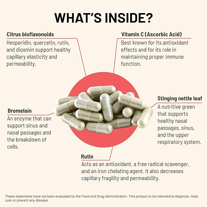 Mountain Peak Nutritionals Aller G Plus Formula - Daily Respiratory Support Supplement - Promotes Healthy Seasonal Immune Function - Hypoallergenic Dietary Supplement (90 Vegetarian Capsules)