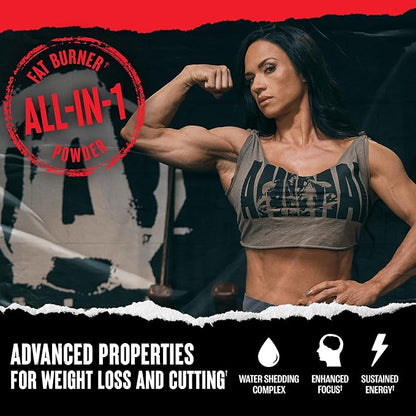 Animal Cuts Thermogenic Fat Burner Powder - Weight Loss for Women and Men for Metabolism, Energy, Focus, and Nootropic Brain Support with Ketones Appetite Suppressant - Orange Mango Flavor