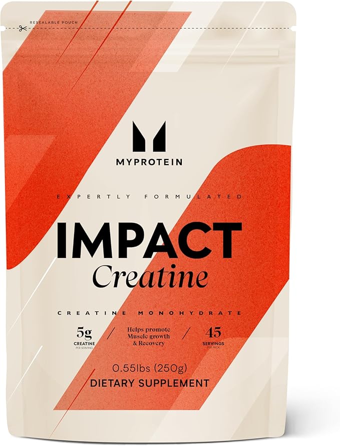Myprotein Creatine Monohydrate Powder, 0.5 Lb (45 Servings) Pure Unflavored Creatine Powder, Post/Pre Workout Supplement for All Sports & Exercises
