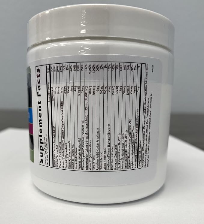 Neuro biologix Women's Essential Multi, Daily Multivitamin for Women with Iron, Superior Bioavailability for Methylation Support, Hormonal Balance - Organic, Methylated Formula, 90 Capsules