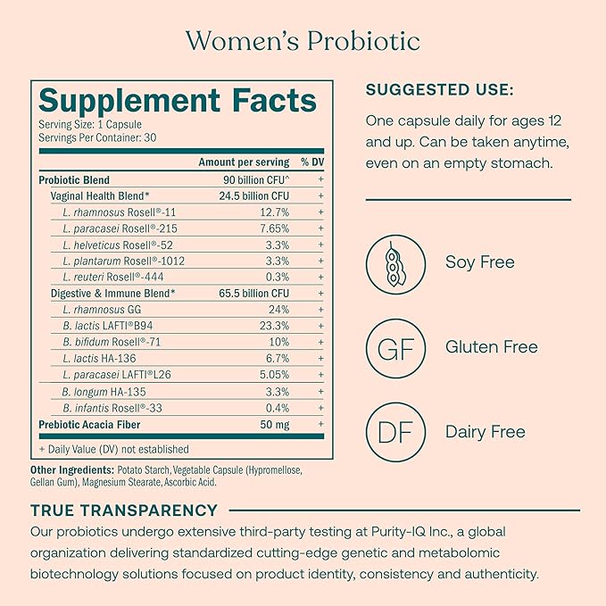 True Grace One Daily Women's Probiotic (30 Vegetarian Tablets) + True Littles Probiotic + D3 (30 Individual Stick Packs)