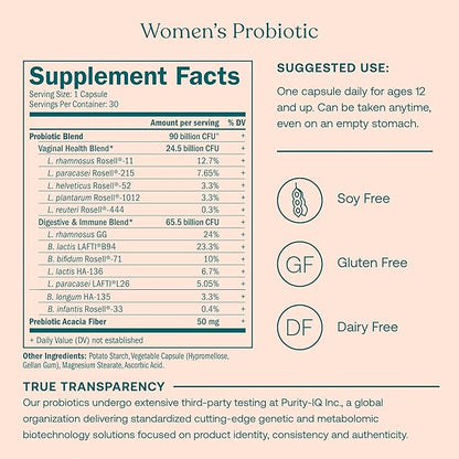 True Grace One Daily Women's Probiotic (30 Vegetarian Tablets) + True Littles Probiotic + D3 (30 Individual Stick Packs)