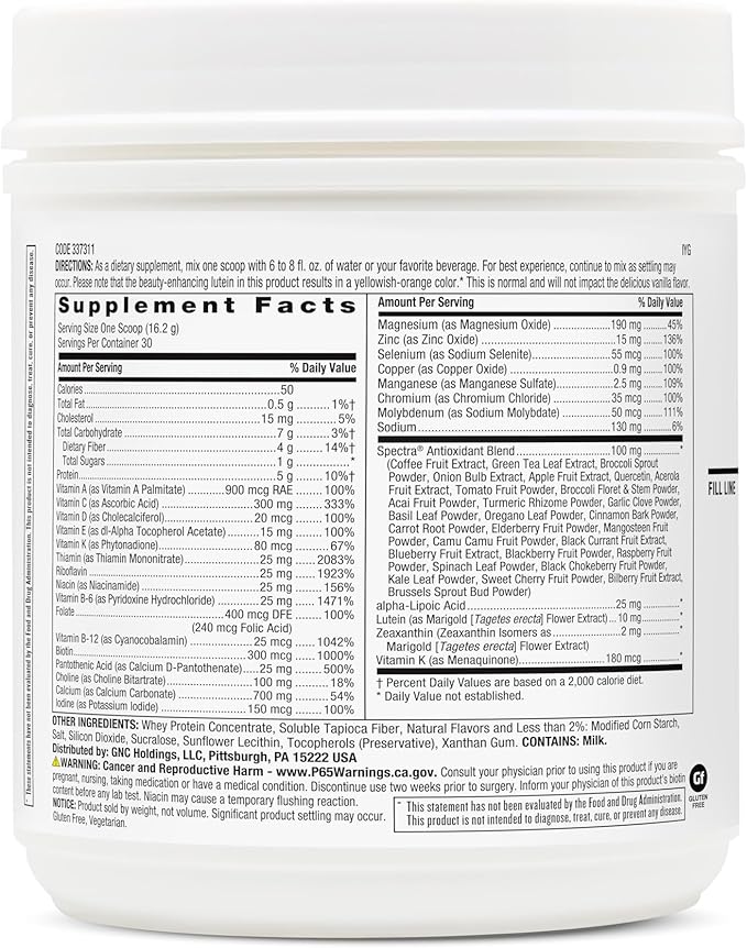 Gnc Women's Multi Powder Vanilla