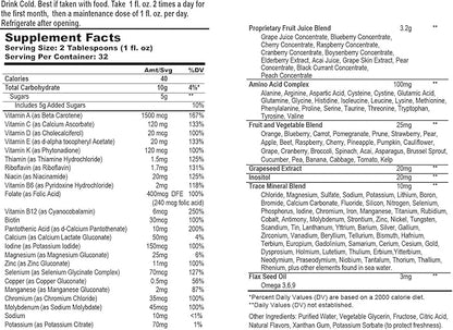 Balanced Essentials Liquid Nutritional Supplement, 32 Ounces - Very Berry