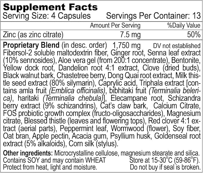 Century Systems The Cleaner 2 Pack Bundle 7 Day Women's and 7 Day Men's Ultimate Body Detox, 52 Capsules Each