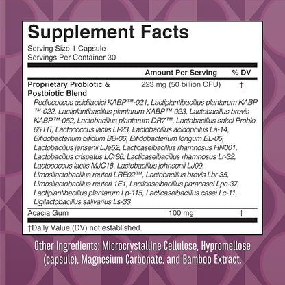 MaryRuth Organics 3-in-1 Daily Health 40+ Probiotics for Women | Clinically Tested | Estrogen Supplement for Women | 50 Billion CFU | Allergen Free | 30 ct