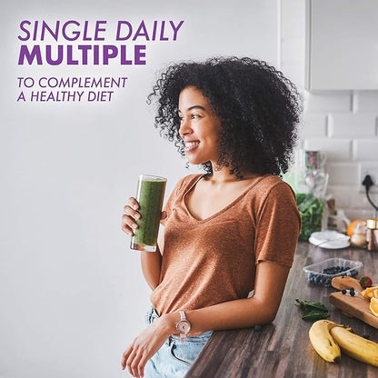 Bluebonnet Nutrition Multi ONE (Iron-Free), Daily Nutritional Support*, Kosher Certified, Gluten-Free, Dairy-Free, Vegetarian Friendly, 30 Vegetable Capsules, 30 Servings