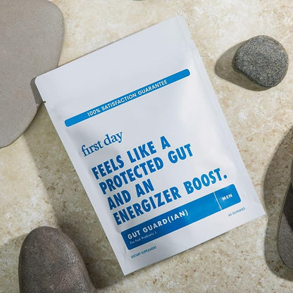 FIRST DAY Mens Tribiotic Gummies – Pre+, Post+, Probiotics & More – 60 Day Supply