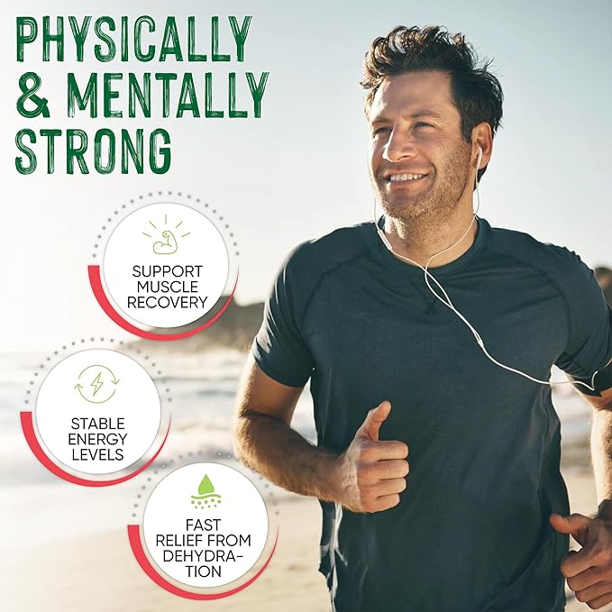 Electrolytes Powder Plus (50 Servings), 0 Calorie Keto, 0 Sugar, No Maltodextrin,1000mg Potassium,120mg Calcium,120mg Magnesium, Hydration Powder (50 Servings, Strawberry Kiwi)