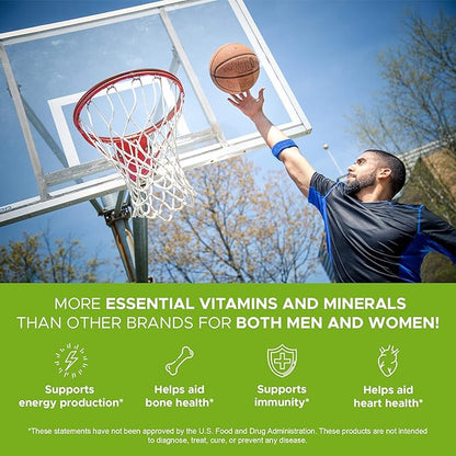Noor Vitamins Halal Vitamins, Daily Multivitamin, Halal Vitamin for Women and Men, 30 Vitamins & Minerals, A, B12, C, Iron, Zinc to support general health, Non-GMO, Halal Multivitamin (2 Month Supply)