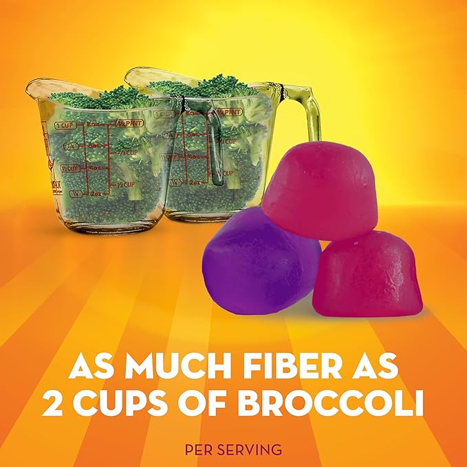 Metamucil Fiber Supplement Gummies with Probiotics for Bloating Relief, No Sugar Added Strawberry Kiwi BlackBerry Flavors, 5g Prebiotic Plant Based Fiber Blend, 90 Count