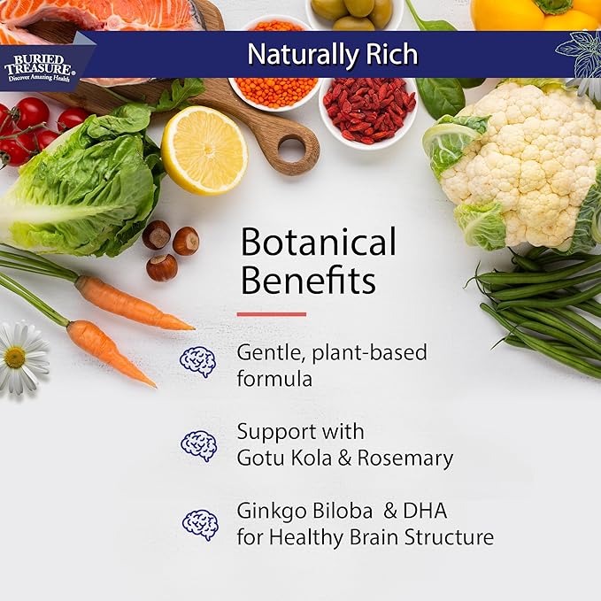 Buried Treasure Neuro Nectar Memory and Mental Focus Supplement 16 oz