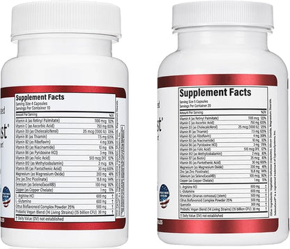 Complete Surgery & Injury Recovery Supplement: for Wound, Scar Treatment & Bruising w/Vitamins, Bromelain, Quercetin & Probiotics (Pre+Post Op)