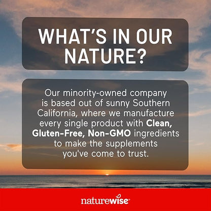 NatureWise Vitamin B Complex for Women and Men - with Folic Acid Biotin B1 B2 B3 B6 B12 - Support Cellular Energy & Mental Clarity - Gluten & Dairy Free, Non-GMO - 360 Softgels[1-Year Supply]