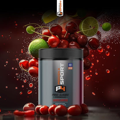 Proven4 Pre Workout Powder for Men and Women with Creatine - Beta Alanine - Caffeine NSF Certified preworkout Energy Supplement Chery Limeade 30 Servings