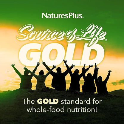 Natures Plus Source of Life Gold Multivitamin Liquid - 8 fl oz, Pack of 2 - with Vitamins D3, B12 & K2 - Vegetarian & Gluten Free - 16 Total Servings