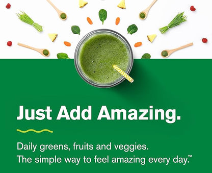 Amazing Grass Greens Superfood Antioxidant: Greens Powder with Organic Spirulina, Beet Root Powder, Elderberry & Probiotics, Sweet Berry, 60 Servings (Packaging May Vary)
