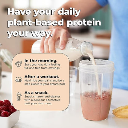 Future Kind Vegan Protein Powder Chocolate (34srv) - Whey Free Protein Powder for Men and Women Pea Plant Protein for Lean Muscle - Sugar-Free, Soy-Free Non Dairy Protein Powder w/Iron and Fiber