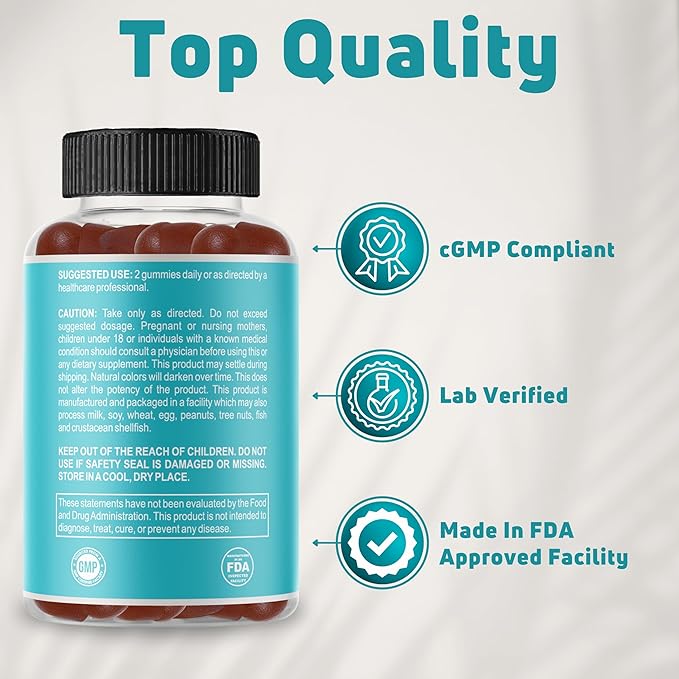 Men & Women Multivitamin Gummies. A well rounded daily gummy multivitamins with Biotin 5000 mcg. Non-GMO, 60 Count, 30 Servings. Multi Vitamin for adults for Immune Support, Overall Wellness