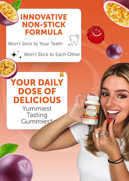 Lunakai Collagen and Vitamin E Gummies Bundle - Non-GMO Anti Aging Supplements for Men & Women - Natural Gummy with Vitamin C & 250 mg Natural VIT E