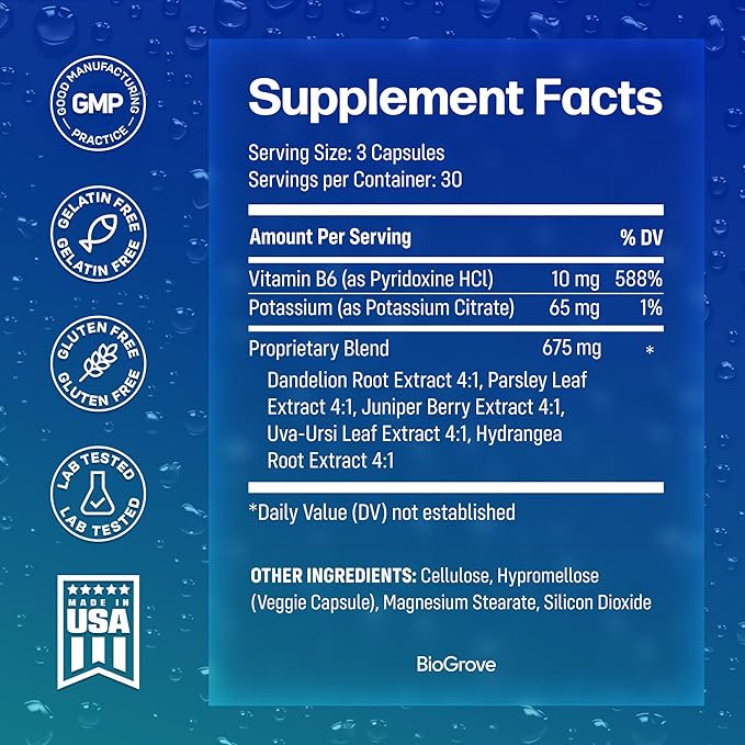 Water Pills for Swollen Feet & Legs (Easy-to-Swallow) Reduces Water Retention, Puffiness Without Side Effects - Top Value & Quality for Water Weight Loss - Diulite Will Have a Fast Effect on Your Body